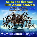Film Analiz Atölyesi 19 Nisan da basliyor